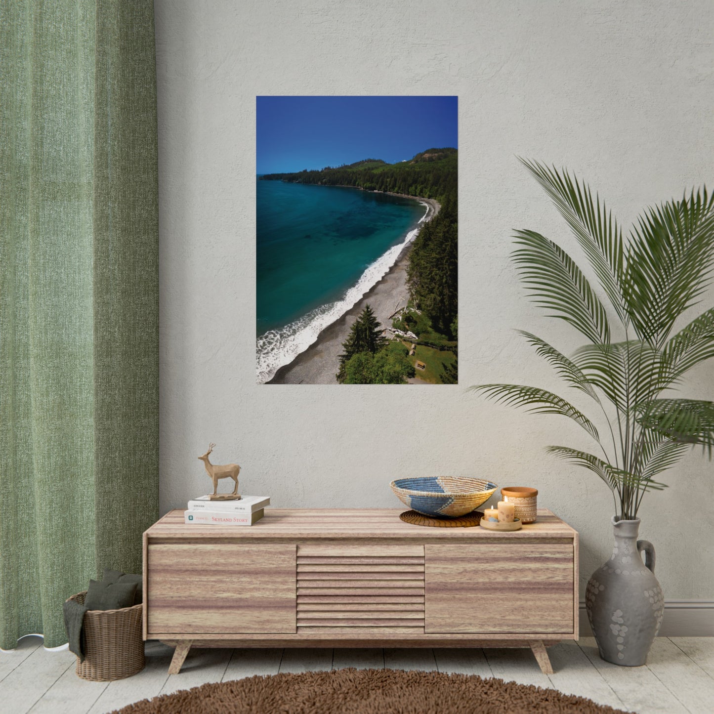 French Beach Poster