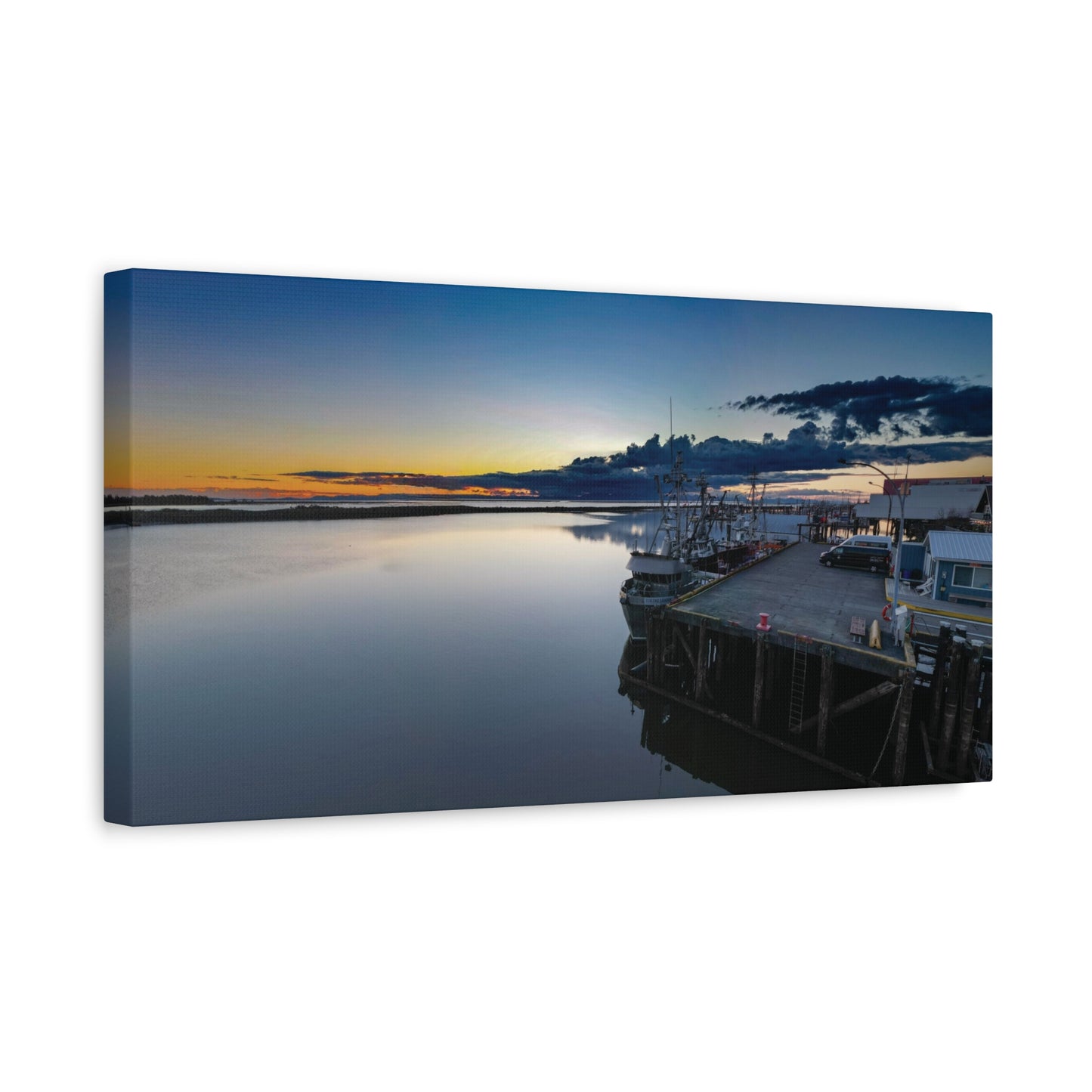 Steveston Sunset Village Canvas