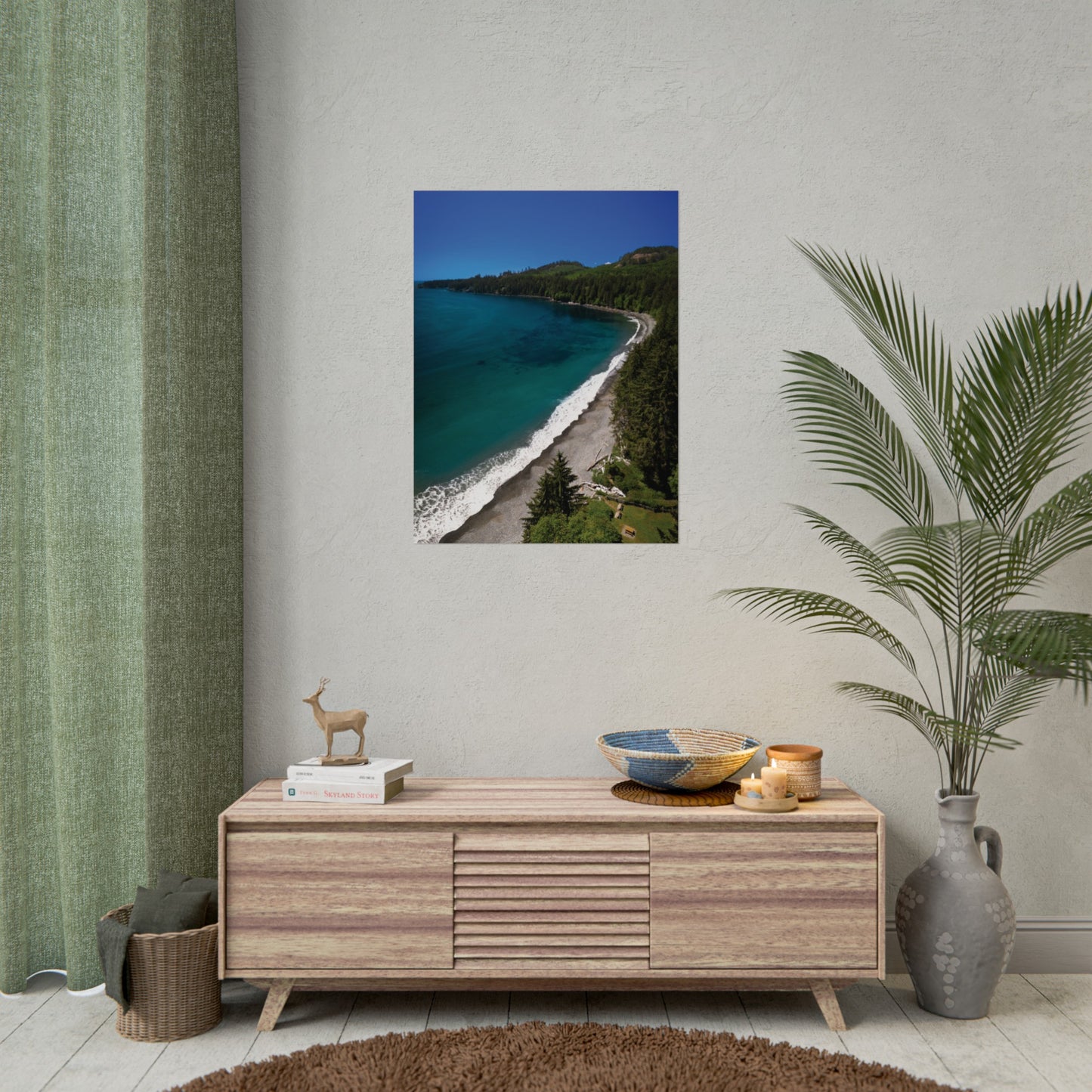 French Beach Poster