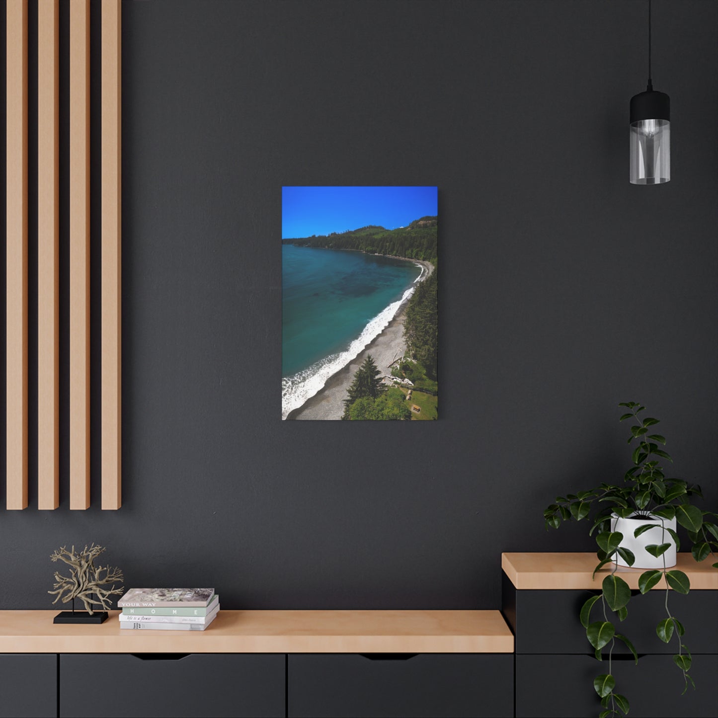 French Beach Canvas