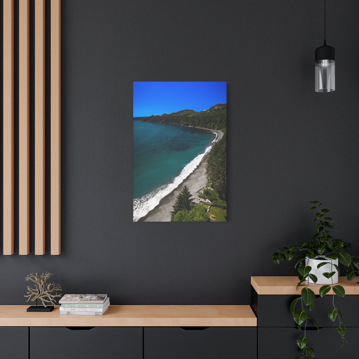 French Beach Canvas