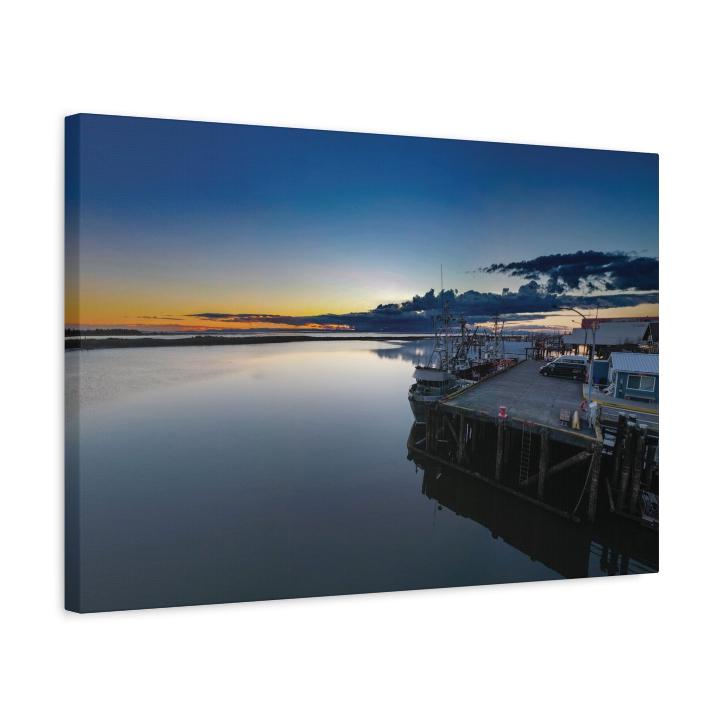 Steveston Sunset Village Canvas