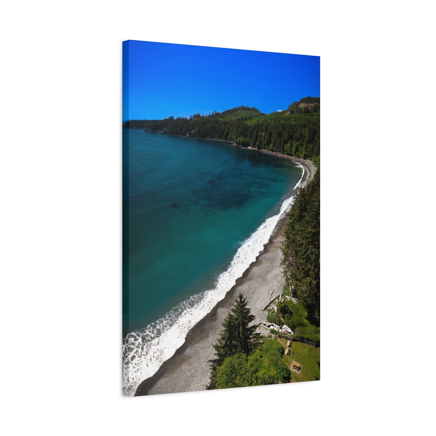 French Beach Canvas