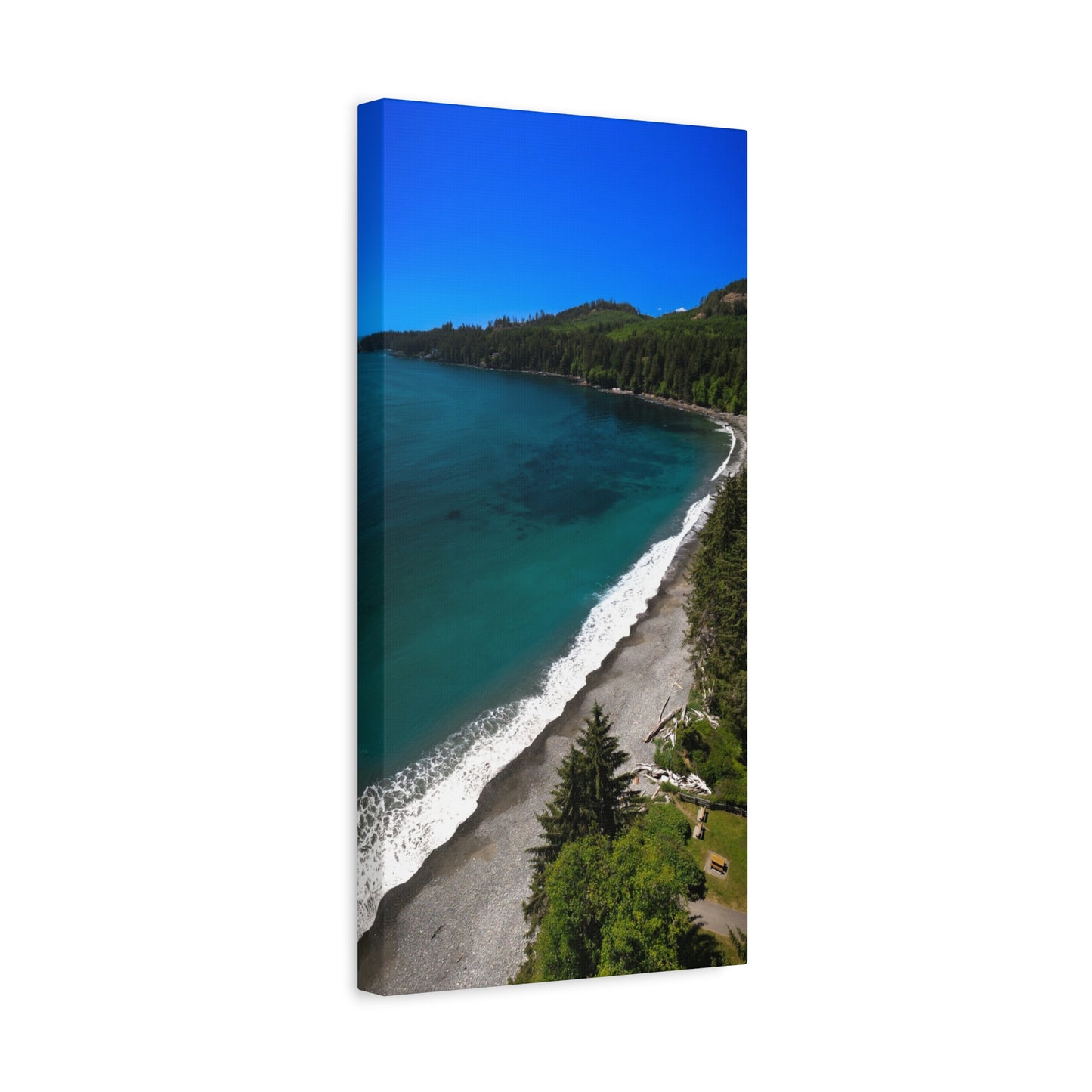 French Beach Canvas