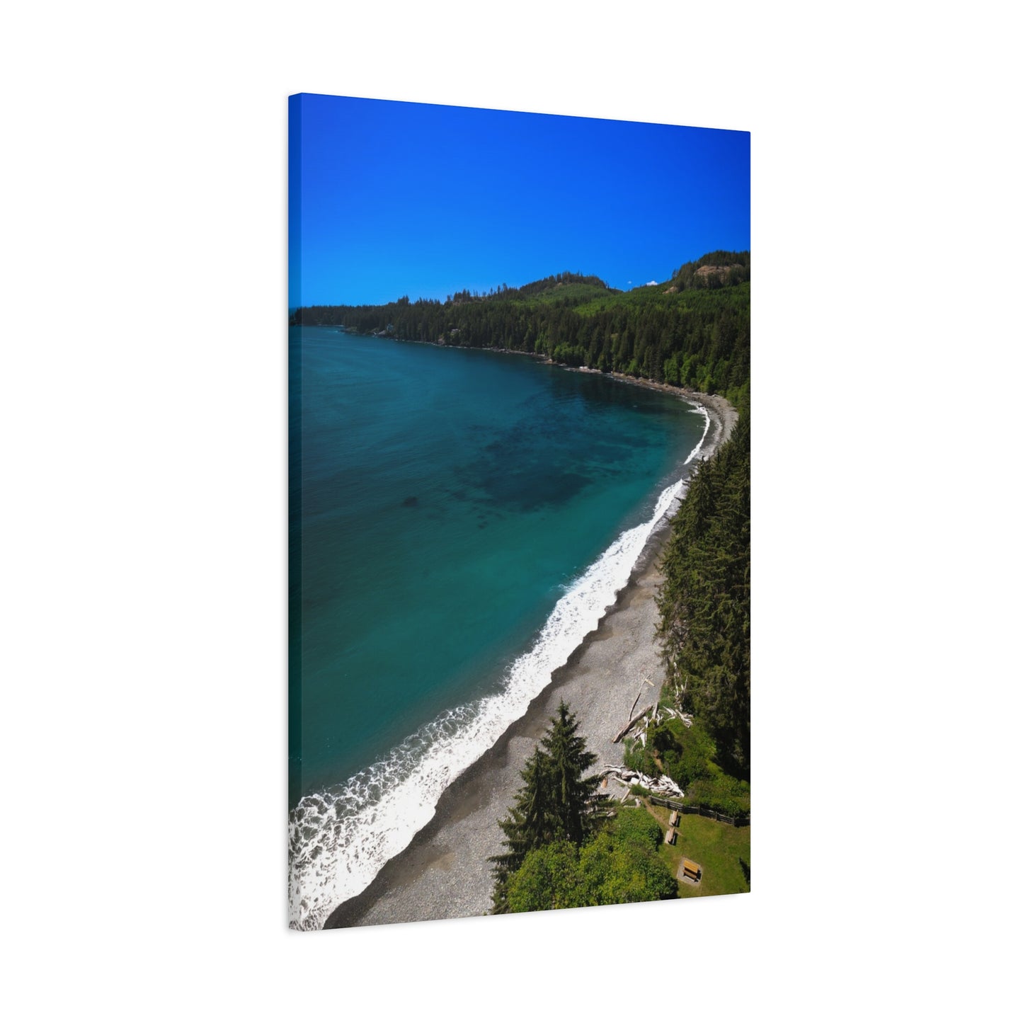 French Beach Canvas