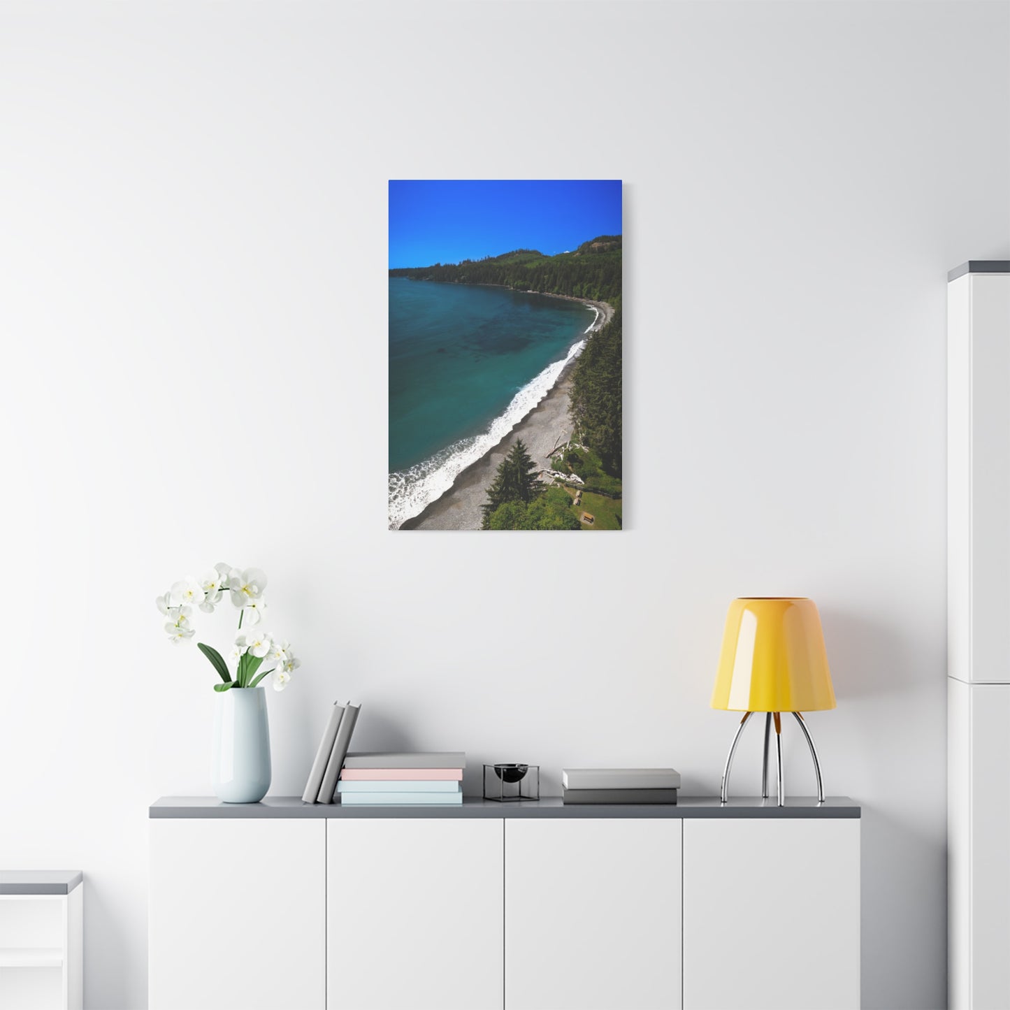 French Beach Canvas