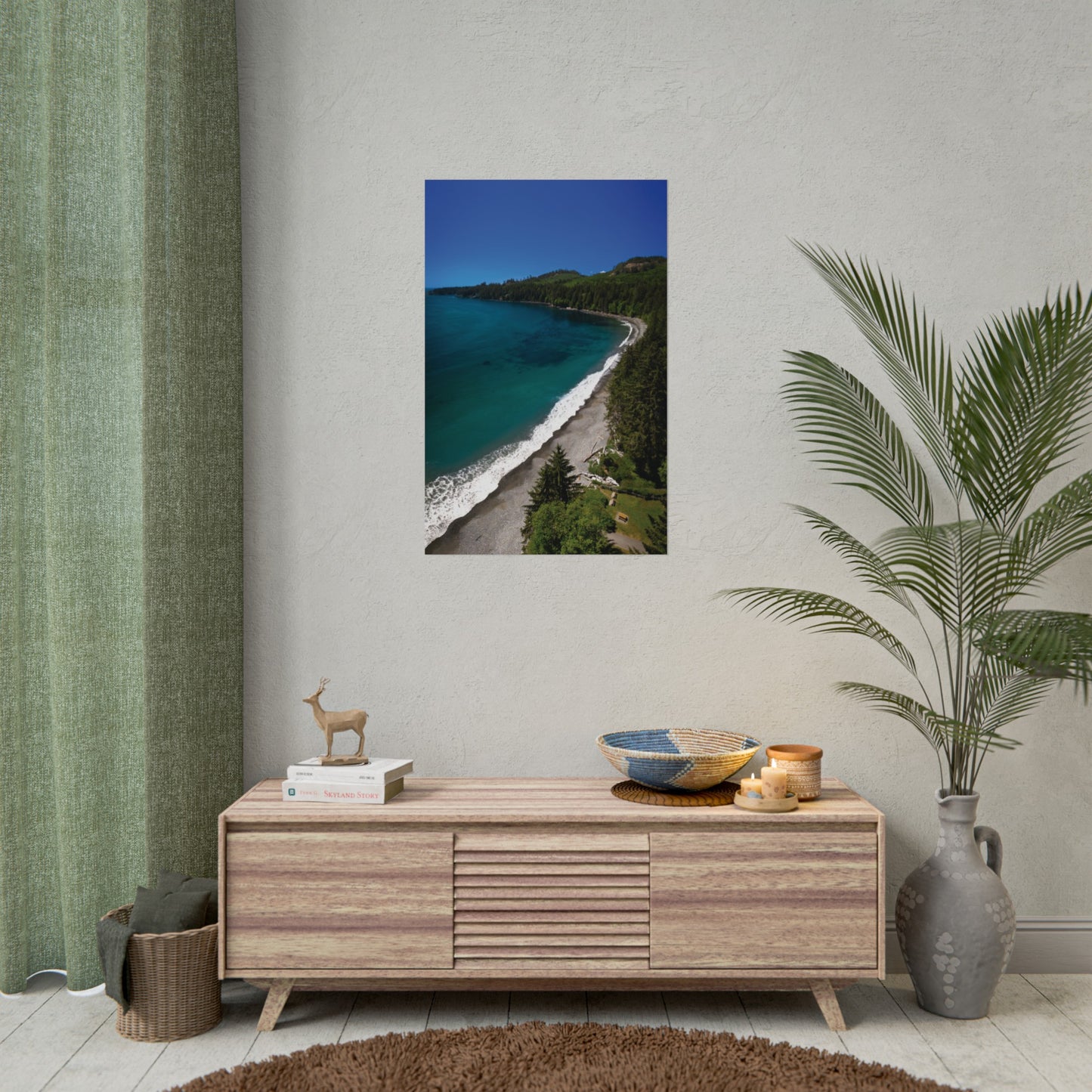 French Beach Poster