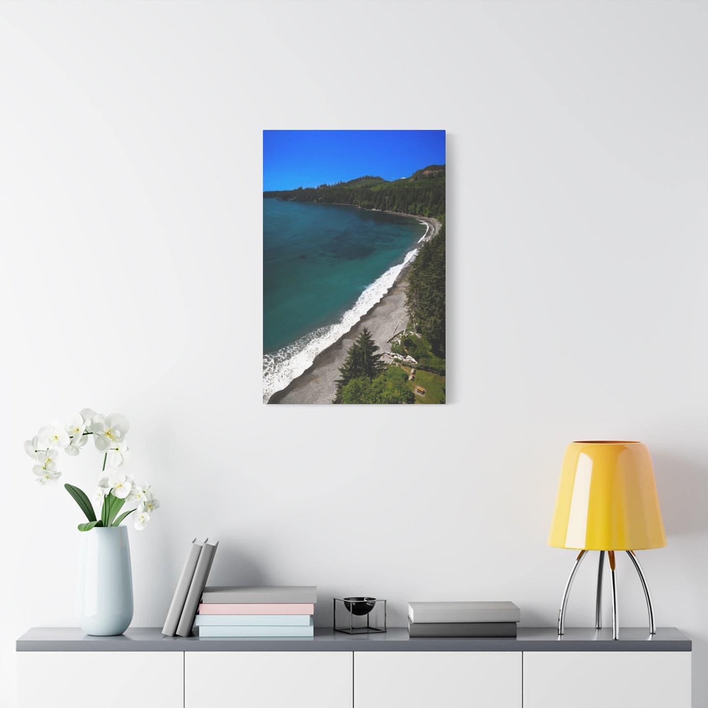 French Beach Canvas